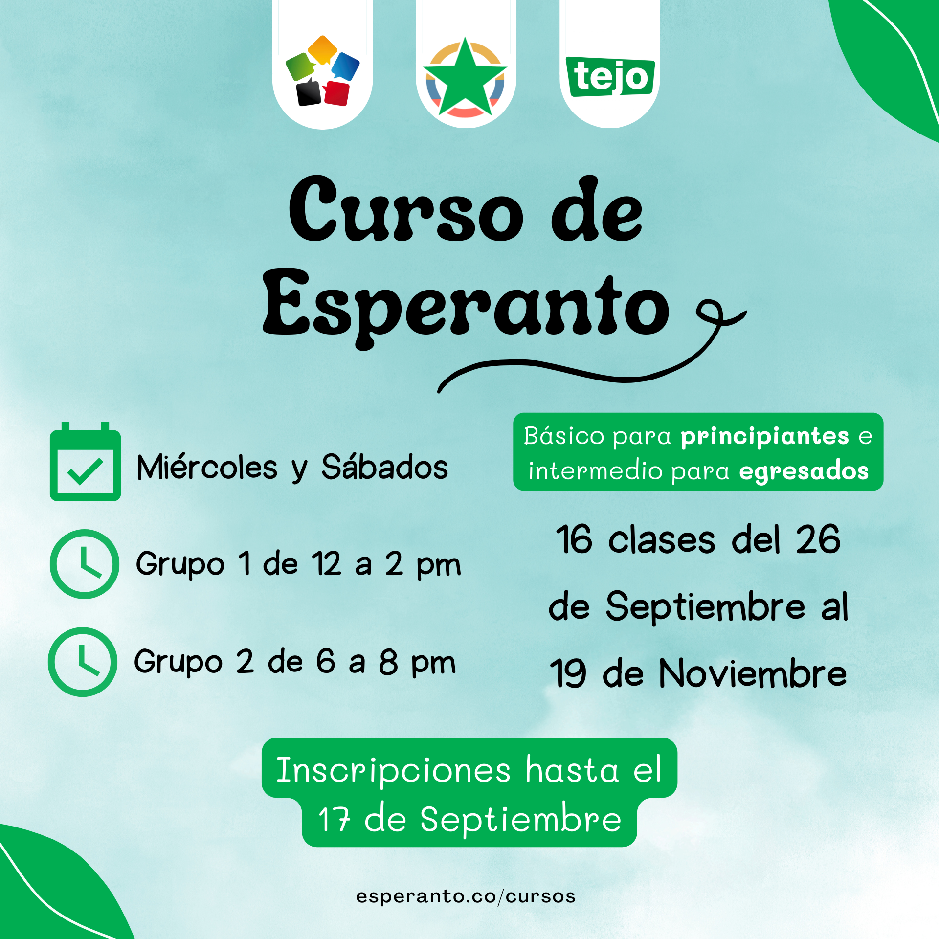 Curso de Esperanto para hispanohablantes 2022 1